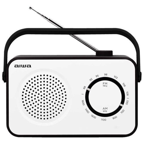 EAN 8435256896855 - Aiwa R-190BW radio Portátil Analógica Negro, Blanco imagen 1