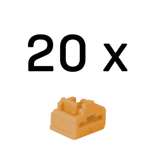 EAN 4002888478984 - Lindy 47898 bloqueador de puerto RJ-45 Naranja Acrilonitrilo butadieno estireno (ABS) 20 pieza(s) imagen 1