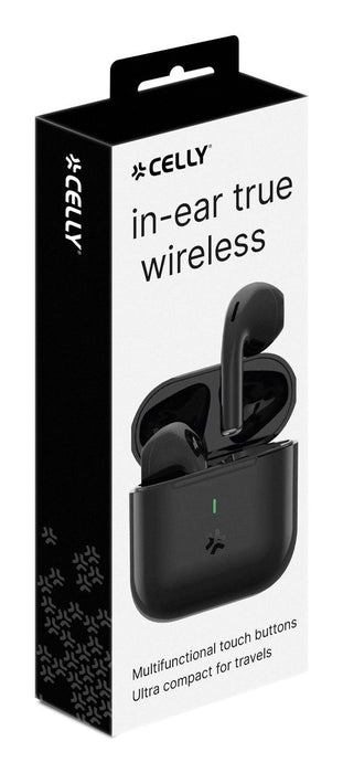 EAN 8021735211990 - Celly COMPACTBK auricular y casco Auriculares Inalámbrico Dentro de oído Llamadas/Música USB Tipo C Negro imagen 3