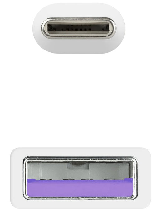 EAN 8433281014749 - Nanocable 10.01.2101-L150-W cable USB USB 2.0 1,5 m USB C USB A imagen 4