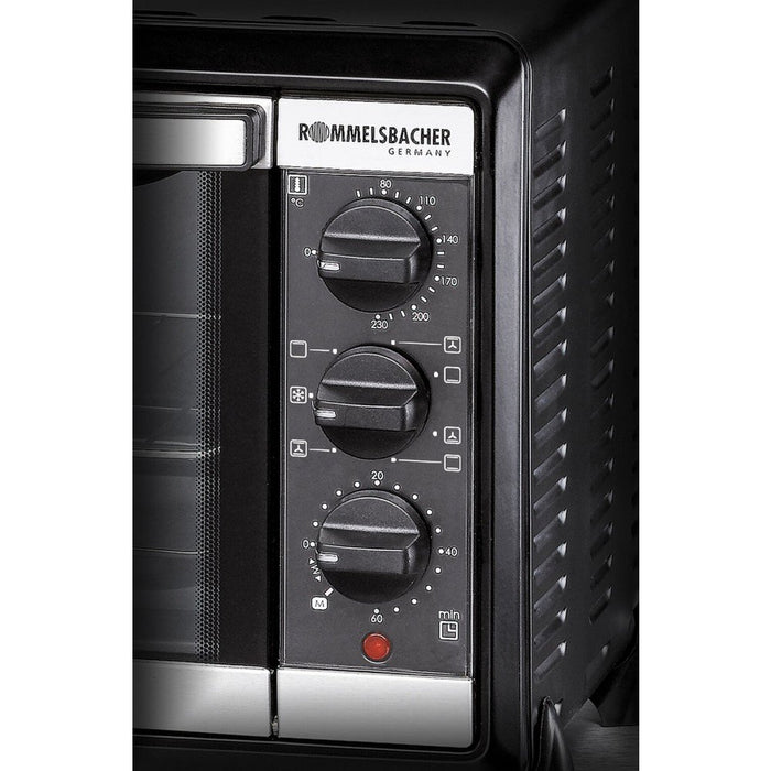 EAN 4001797270115 - Rommelsbacher BG 1055/E horno tostador 18 L Negro, Acero inoxidable Parrilla imagen 5