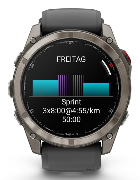 EAN 753759351007 - Garmin fēnix 8 Pro 3,56 cm (1.4") AMOLED 51 mm Digital 454 x 454 Pixeles Pantalla táctil Grafito, Titanio  imagen 8
