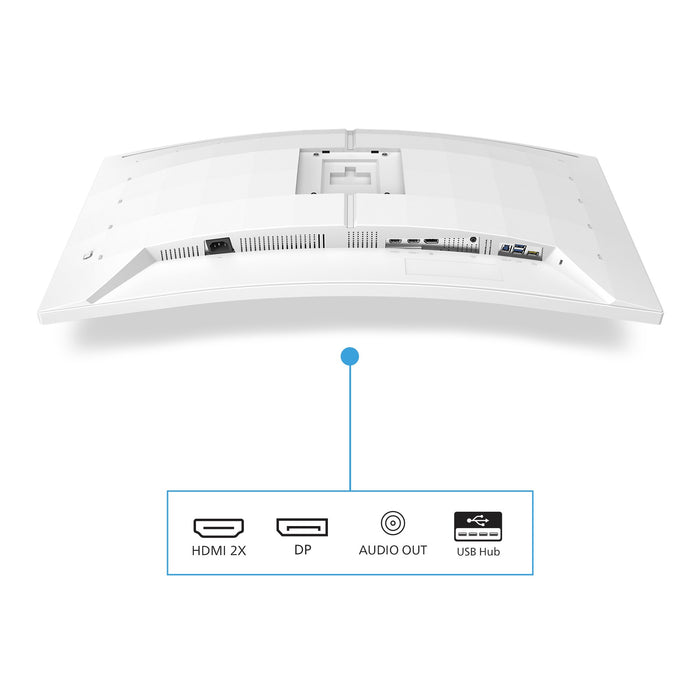 EAN 8721038002225 - Philips 34M2C5501A/00 pantalla para PC 86,4 cm (34") 3440 x 1440 Pixeles Wide Quad HD LCD Blanco imagen 4