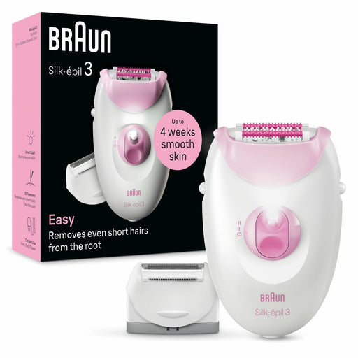 EAN 7500435224963 - Braun Silk-épil 3 3-031 20 pinzas Rosa, Blanco imagen 1