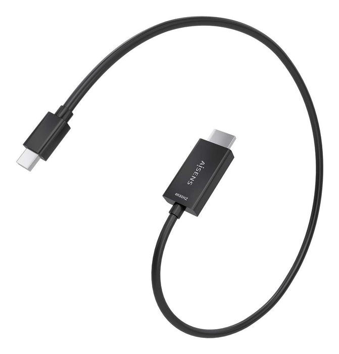 EAN 8435739901977 - AISENS A125-0885 adaptador de cable de vídeo 0,6 m Mini DisplayPort HDMI tipo A (Estándar) imagen 2