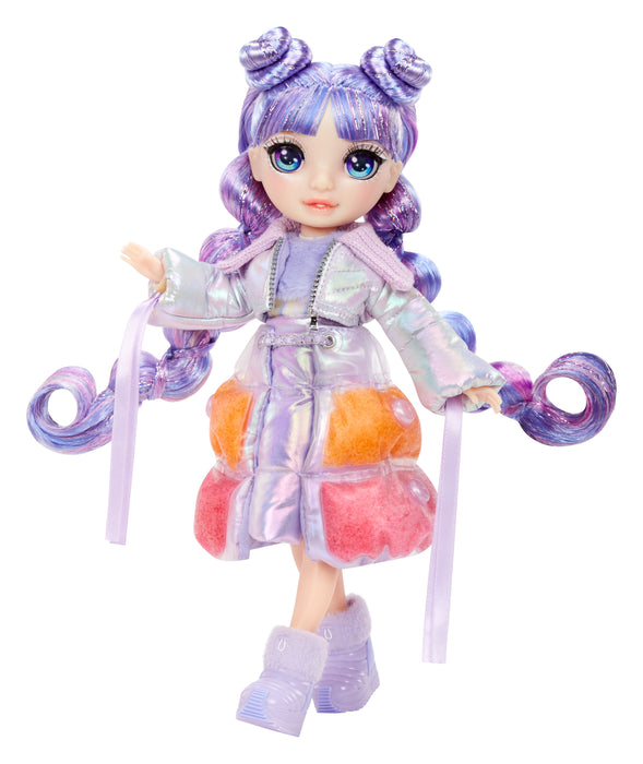 EAN 0035051120865 - Rainbow High Winter Wonderland Doll- Violet (Purple) imagen 5