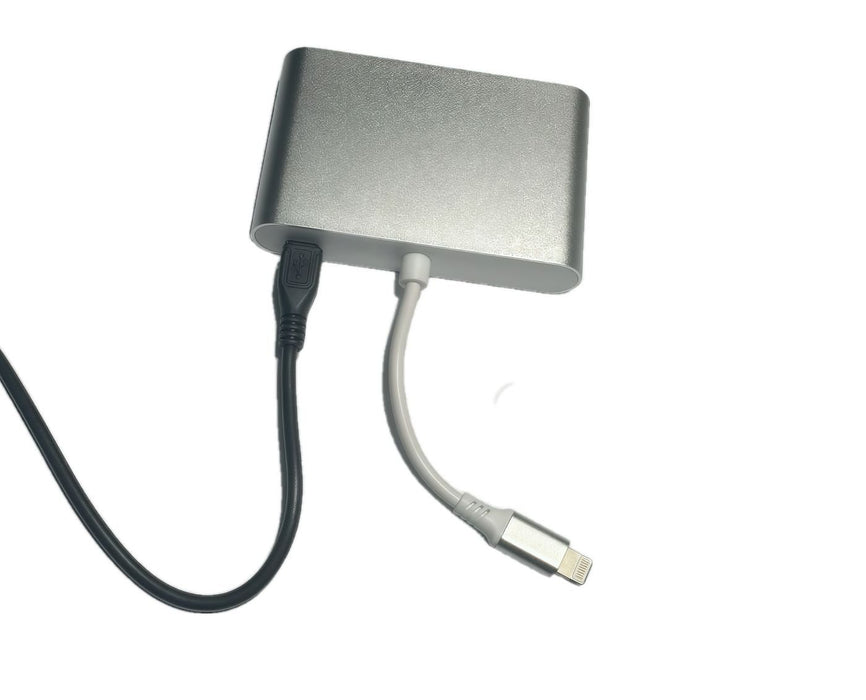 EAN 5715063049020 - Microconnect LIGHT-HUB4 hub de interfaz Lightning 480 Mbit/s Plata imagen 2