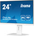 EAN 4948570124954 - iiyama ProLite XUB2497HSN-W2 pantalla para PC 60,5 cm (23.8") 1920 x 1080 Pixeles Full HD LED Blanco imagen 5