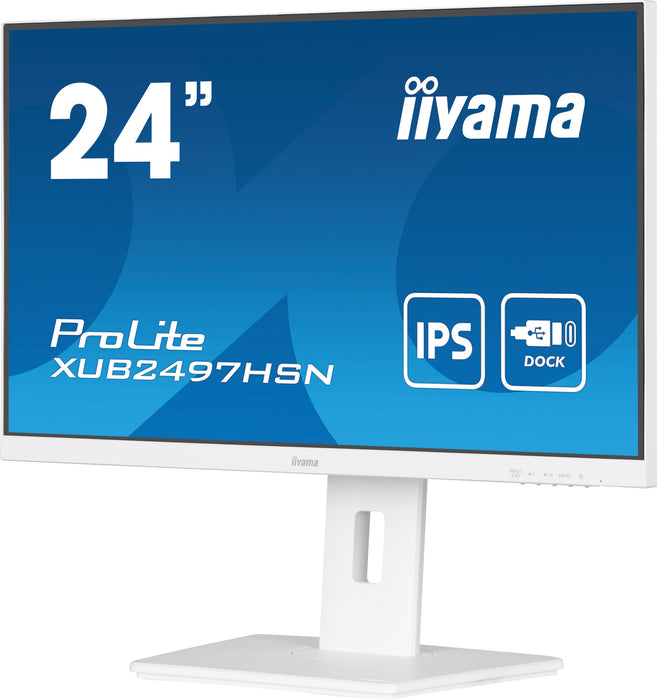 EAN 4948570123223 - iiyama ProLite XUB2497HSN-W1 pantalla para PC 60,5 cm (23.8") 1920 x 1080 Pixeles Full HD LED Blanco imagen 3