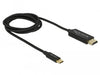 EAN 4043619849048 - DeLOCK 84904 adaptador de cable de vídeo 1 m USB Tipo C HDMI Negro imagen 1