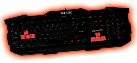 EAN 8435099520160 - Approx appWRATH teclado Juego USB QWERTY Negro, Rojo imagen 1