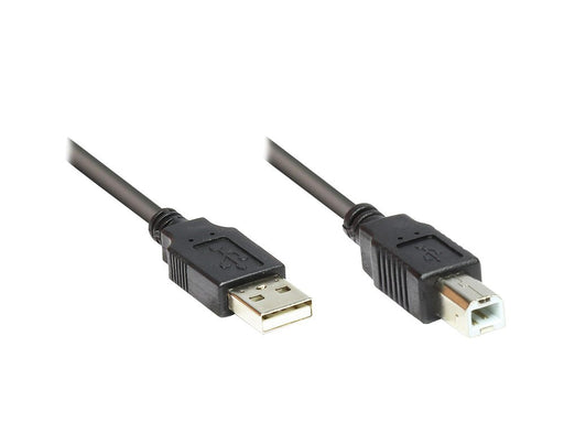 EAN 4014619176427 - Alcasa USB 2.0 1.8m cable USB 1,8 m USB A USB B Negro imagen 1