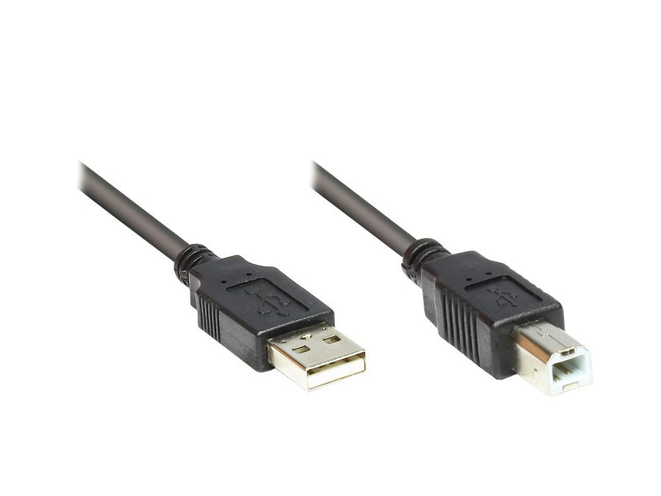 EAN 4014619176427 - Alcasa USB 2.0 1.8m cable USB 1,8 m USB A USB B Negro imagen 1