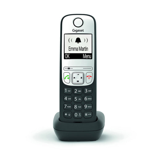 EAN 4250366857138 - Gigaset A690HX Teléfono DECT/analógico Identificador de llamadas Negro, Plata imagen 2