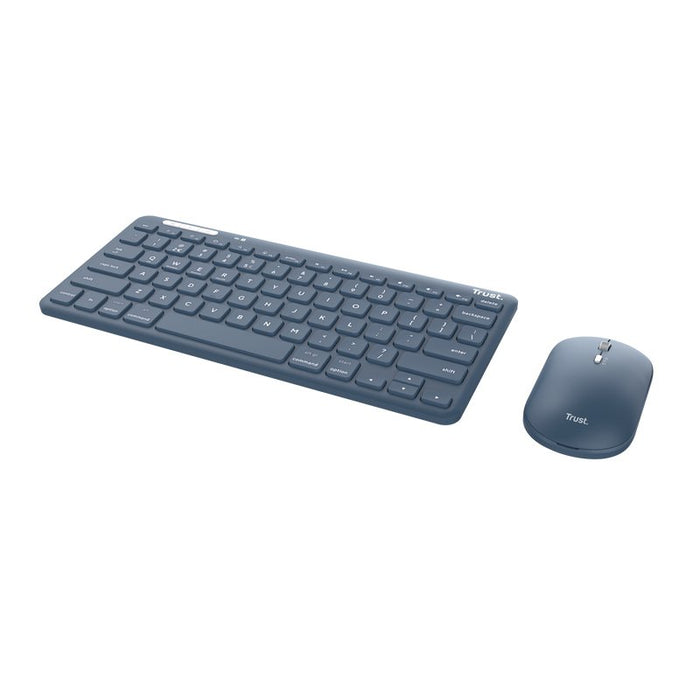 EAN 8713439249378 - Trust Lyra teclado Ratón incluido Oficina RF Wireless + Bluetooth QWERTY Inglés de EE. UU. Azul imagen 3