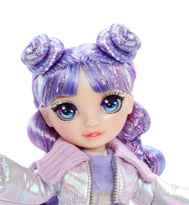 EAN 0035051120865 - Rainbow High Winter Wonderland Doll- Violet (Purple) imagen 9