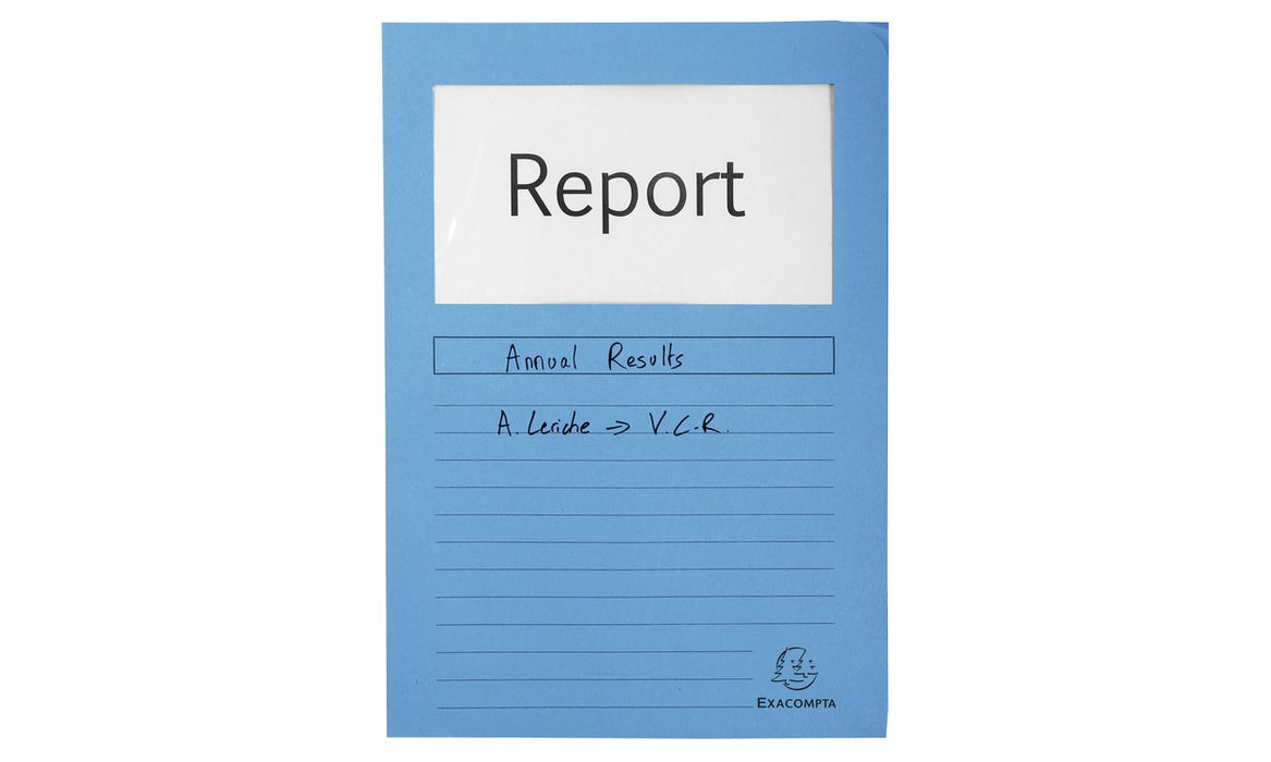 EAN 3130630501060 - Exacompta 50106E carpeta Caja de cartón Azul A4 imagen 2