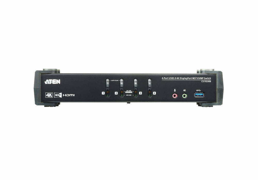 EAN 0672792007750 - ATEN CS1924M interruptor KVM Negro imagen 2