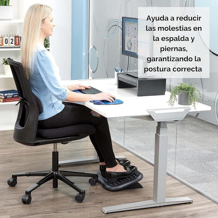 Fellowes  Reposapies Profesional Inclinable Negro 6100801