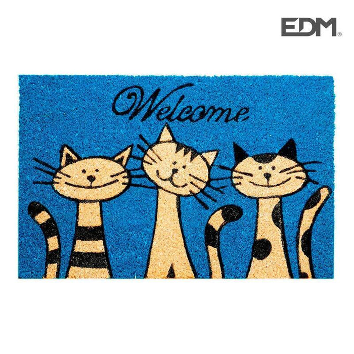 Felpudo 60x40cm Modelo Gatos Edm