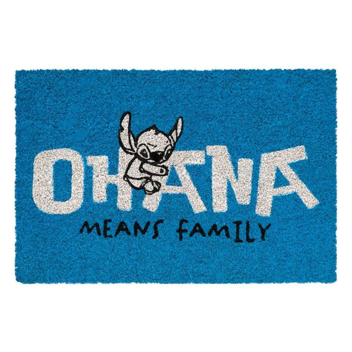 Felpudo Disney Stitch Ohana Azul