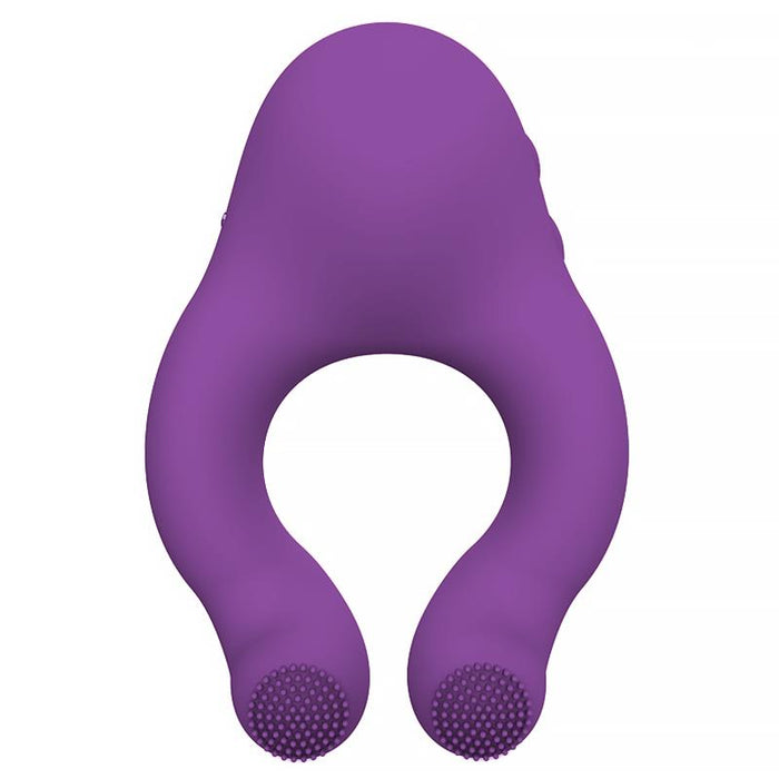 Fenda Anillo Vibrador Con Lengua Estimulador Y Control Remoto 3 Motores Usb Magnético
