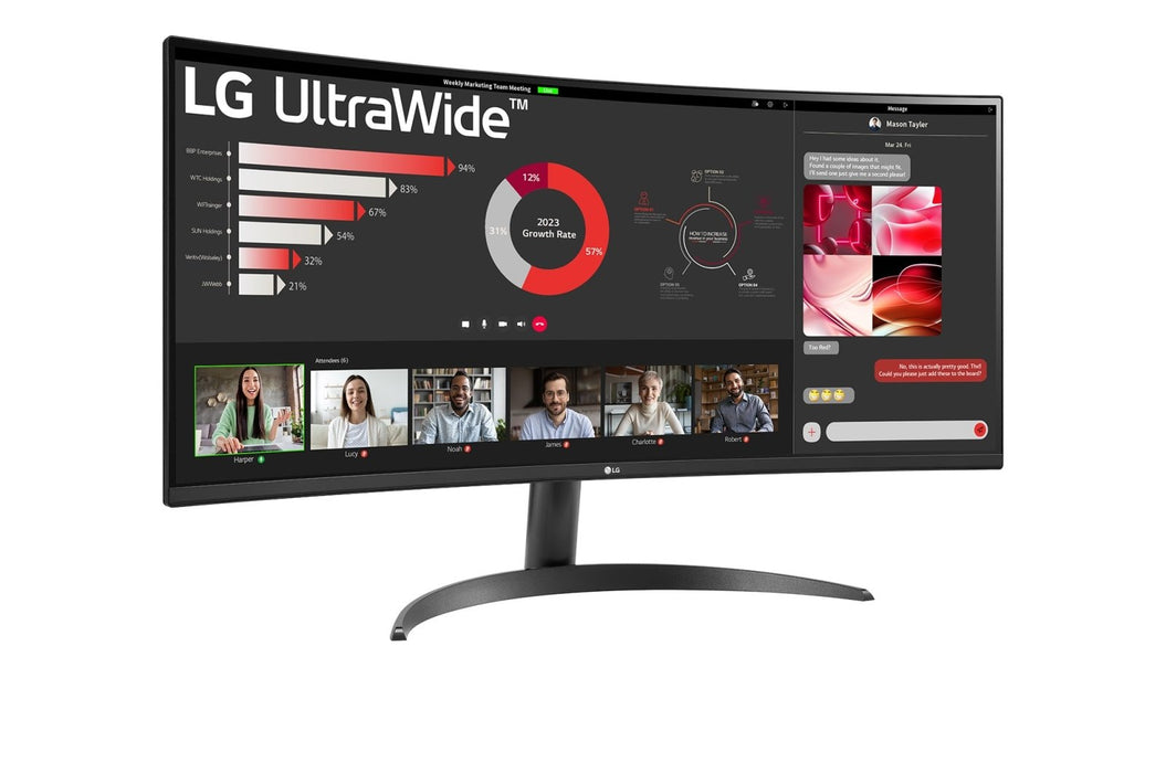 EAN 8806084254368 - LG 34WR50QC-B.AEU pantalla para PC 86,4 cm (34") 3440 x 1440 Pixeles UltraWide Quad HD LCD Negro imagen 3
