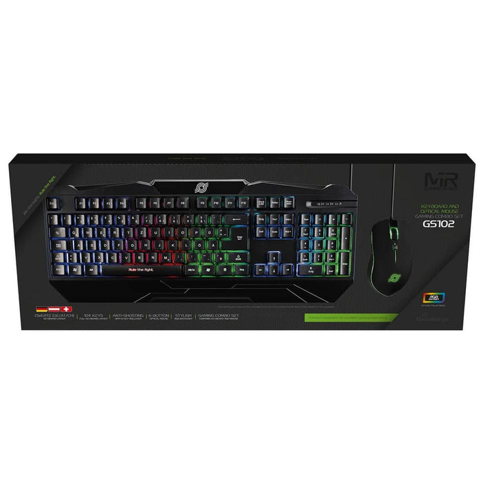 EAN 4260664871941 - MediaRange MRGS102 teclado Ratón incluido Juego USB QWERTZ Alemán Negro imagen 3