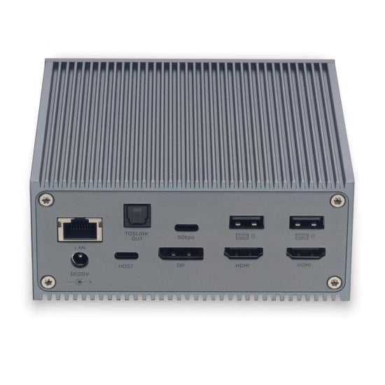 EAN 4002888433518 - Lindy 43351 base para portátil y replicador de puertos Acoplamiento USB 3.2 Gen 1 (3.1 Gen 1) Type-C Gris imagen 3