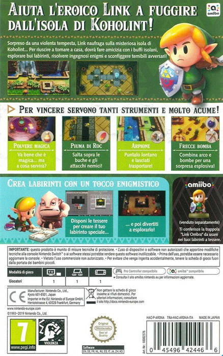 EAN 0045496424466 - Nintendo The Legend of Zelda: Link's Awakening (SWI) Estándar Nintendo Switch imagen 2