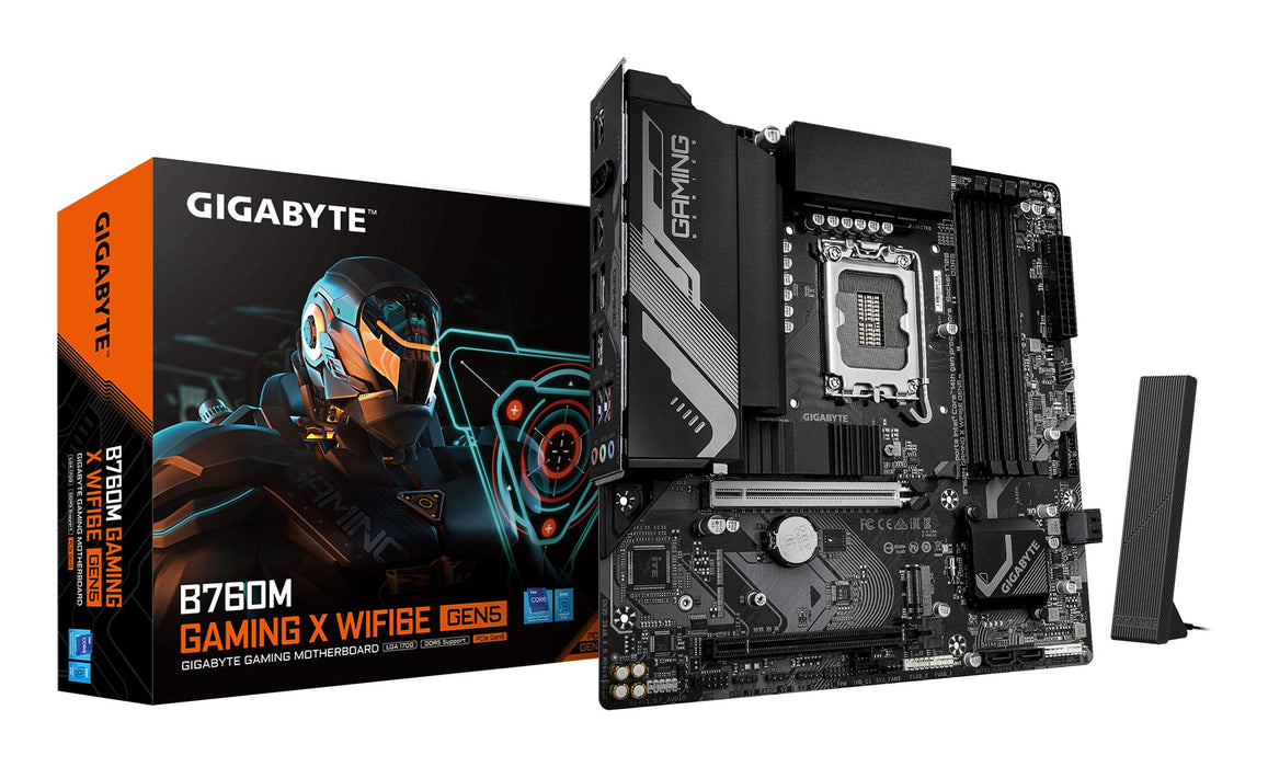 EAN 4719331872953 - GIGABYTE B760M GAMING X WIFI6E GEN5 Intel B760 LGA 1700 micro ATX imagen 1