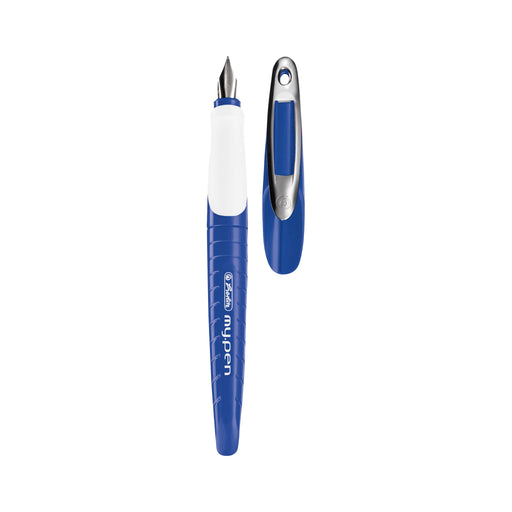 EAN 4008110375427 - Herlitz my.pen pluma estilográfica Sistema de carga por cartucho Azul, Blanco 1 pieza(s) imagen 1