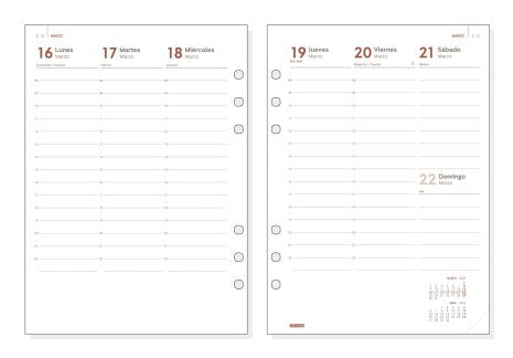 EAN 8422952401995 - Finocam 711520026 agenda Agenda diaria Rojo imagen 2