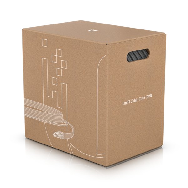 EAN 0810010075840 - Ubiquiti U-Cable-C6-CMP cable de red Blanco 305 m Cat6 U/UTP (UTP) imagen 3