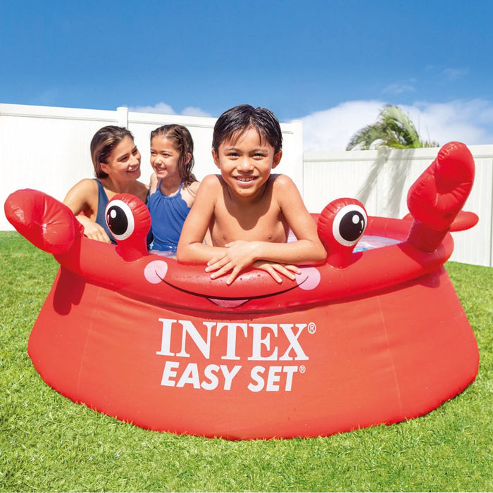 EAN 6941057420455 - Intex Happy Crab Easy Set Pool Piscina hinchable Alrededor 880 L Rojo imagen 2