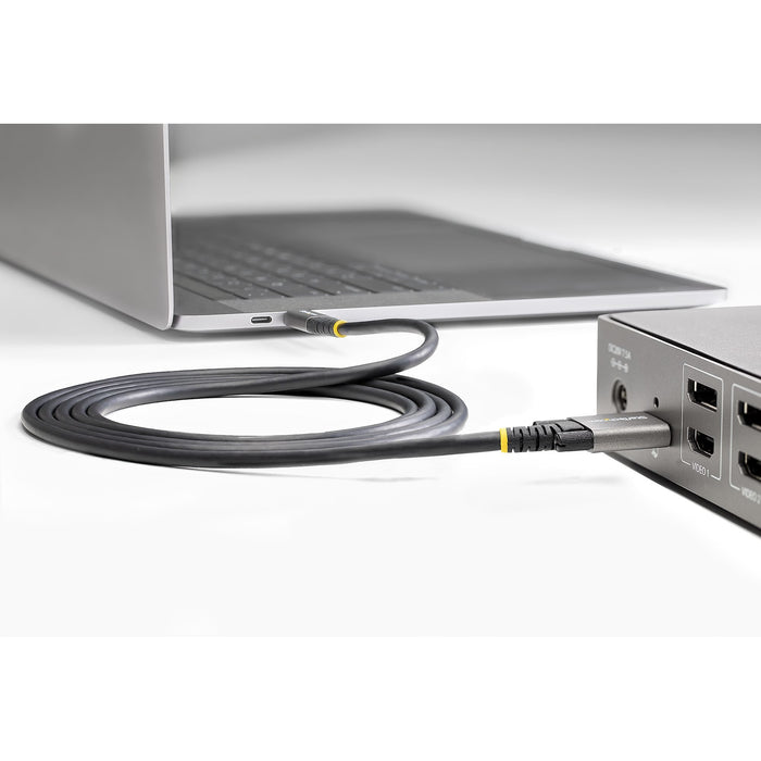 EAN 0065030892957 - StarTech.com USB31CCSLKV50CM cable USB USB 3.2 Gen 2 (3.1 Gen 2) 0,5 m USB C Gris, Negro imagen 9