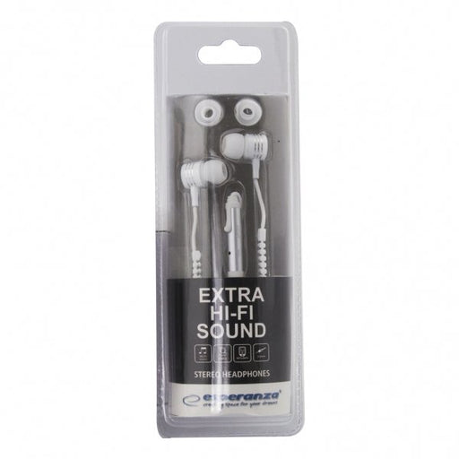 EAN 5901299909560 - Esperanza EH161W auricular y casco Auriculares Alámbrico Dentro de oído Llamadas/Música Blanco imagen 2