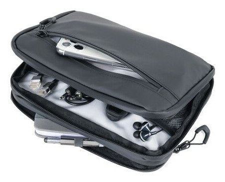 EAN 4024023022203 - TROIKA BLACK TECH POUCH 2 organizador personal Poliéster, Poliuretano (PU), Lona alquitranada Negro imagen 3