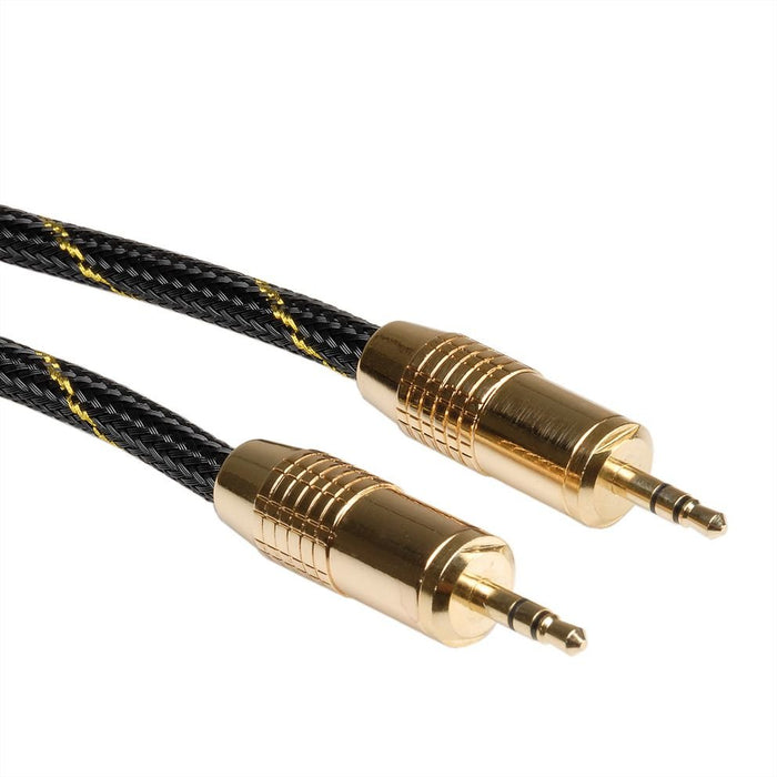 EAN 7611990112128 - ROLINE 11.09.4283 cable de audio 2,5 m 3,5mm Negro imagen 3