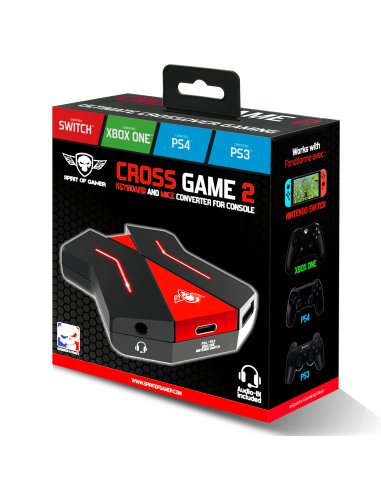EAN 3700104441408 - Spirit of Gamer Crossgame 2 USB 2.0 Type-C Negro, Rojo imagen 3