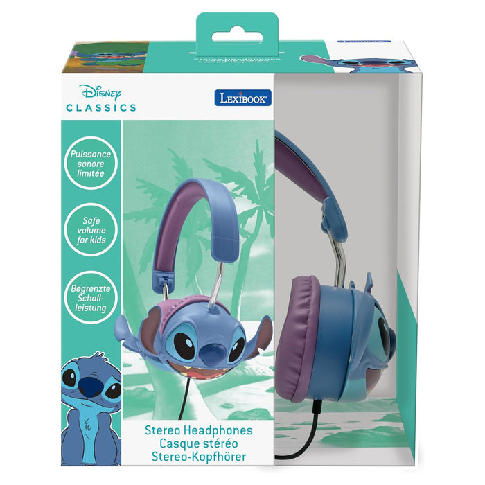 EAN 3380743104690 - Lexibook Disney Stitch HP015D auricular y casco Auriculares Alámbrico Diadema Música Multicolor imagen 5