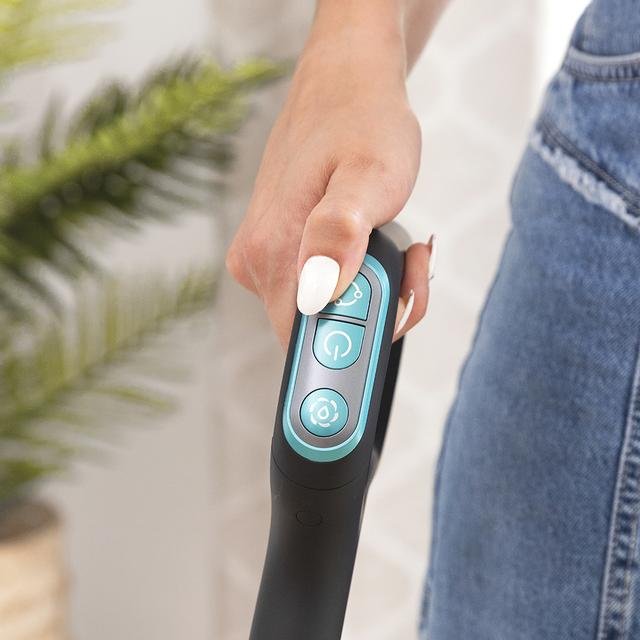 EAN 8435484058636 - Cecotec FreeGo Wash&Vacuum Mopa eléctrica Batería Húmedo Sin bolsa Negro, Azul 3 Ah imagen 12