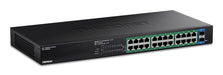 EAN 0710931162547 - Trendnet TPE-TG262ES switch Gestionado Gigabit Ethernet (10/100/1000) Energía sobre Ethernet (PoE) Negro imagen 1