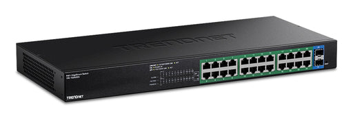 EAN 0710931162547 - Trendnet TPE-TG262ES switch Gestionado Gigabit Ethernet (10/100/1000) Energía sobre Ethernet (PoE) Negro imagen 1