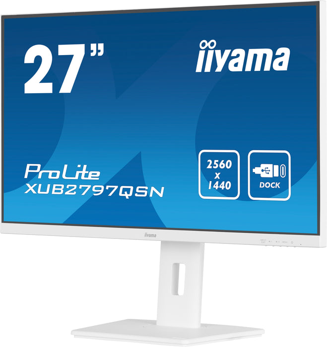 EAN 4948570125036 - iiyama G-MASTER XUB2797QSN-W2 pantalla para PC 68,6 cm (27") 2560 x 1440 Pixeles 4K Ultra HD LED Blanco imagen 5