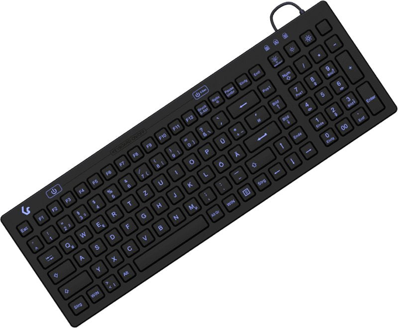 EAN 4250078172208 - KeySonic KSK-6031INEL teclado Industrial USB QWERTZ Alemán Negro imagen 1
