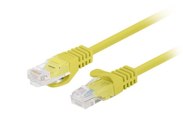 EAN 5901969435603 - Lanberg PCU5-20CC-0200-Y cable de red Amarillo 2 m Cat5e U/UTP (UTP) imagen 1