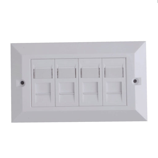 EAN 5704174531272 - Lanview LVN126188UK-4 caja de tomacorriente RJ-45 Blanco imagen 1