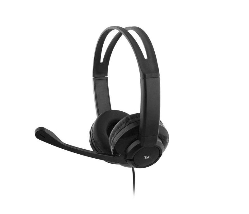 EAN 3303170087473 - T'nB CSMHS200 auricular y casco Auriculares Alámbrico Diadema Juego Negro imagen 1