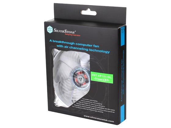 EAN 4710713967229 - Silverstone SST-AP121-GL sistema de refrigeración para ordenador Carcasa del ordenador Ventilador Verde imagen 1